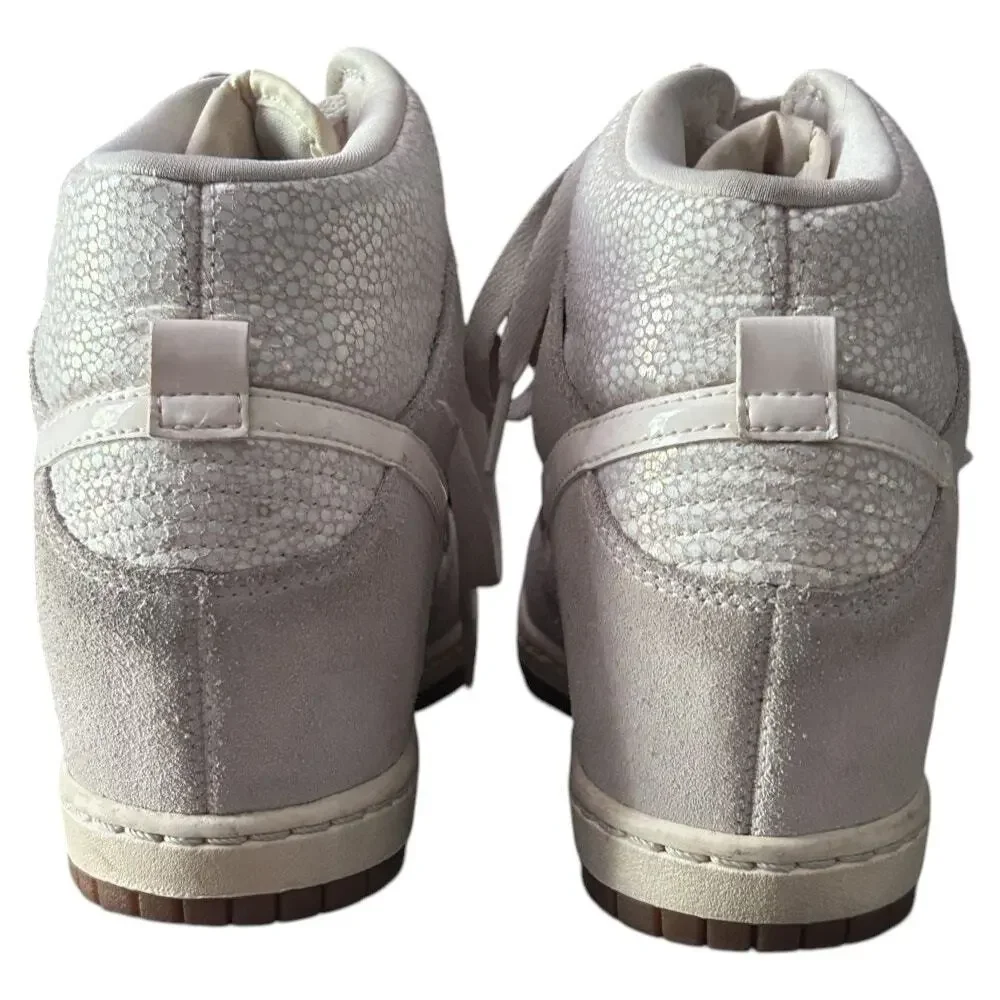 Nike Dunk Sky Hi Premium Metallic Luster Gum Sneaker 8.5 585560-003